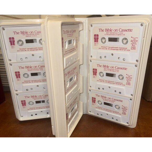 The Bible On Cassette New International Version Old Testament Complete Set - Picture 10 of 12